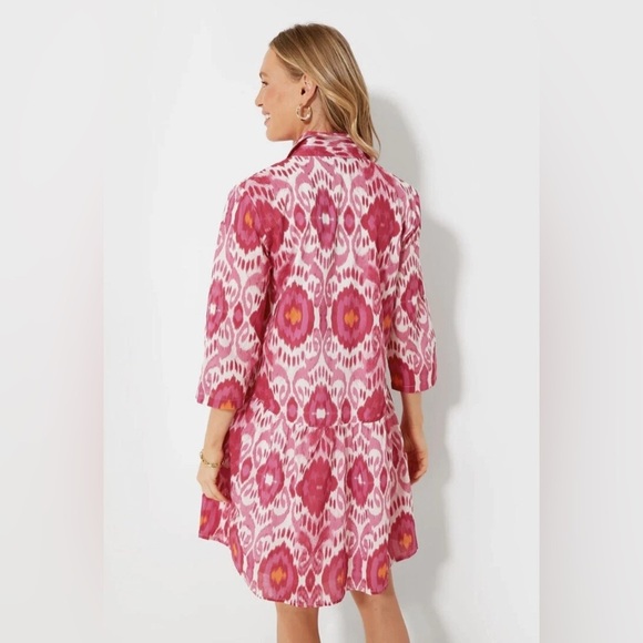 Tuckernucks Ro's Garden Magenta June Deauville Dress Size Small - Picture 3 of 11